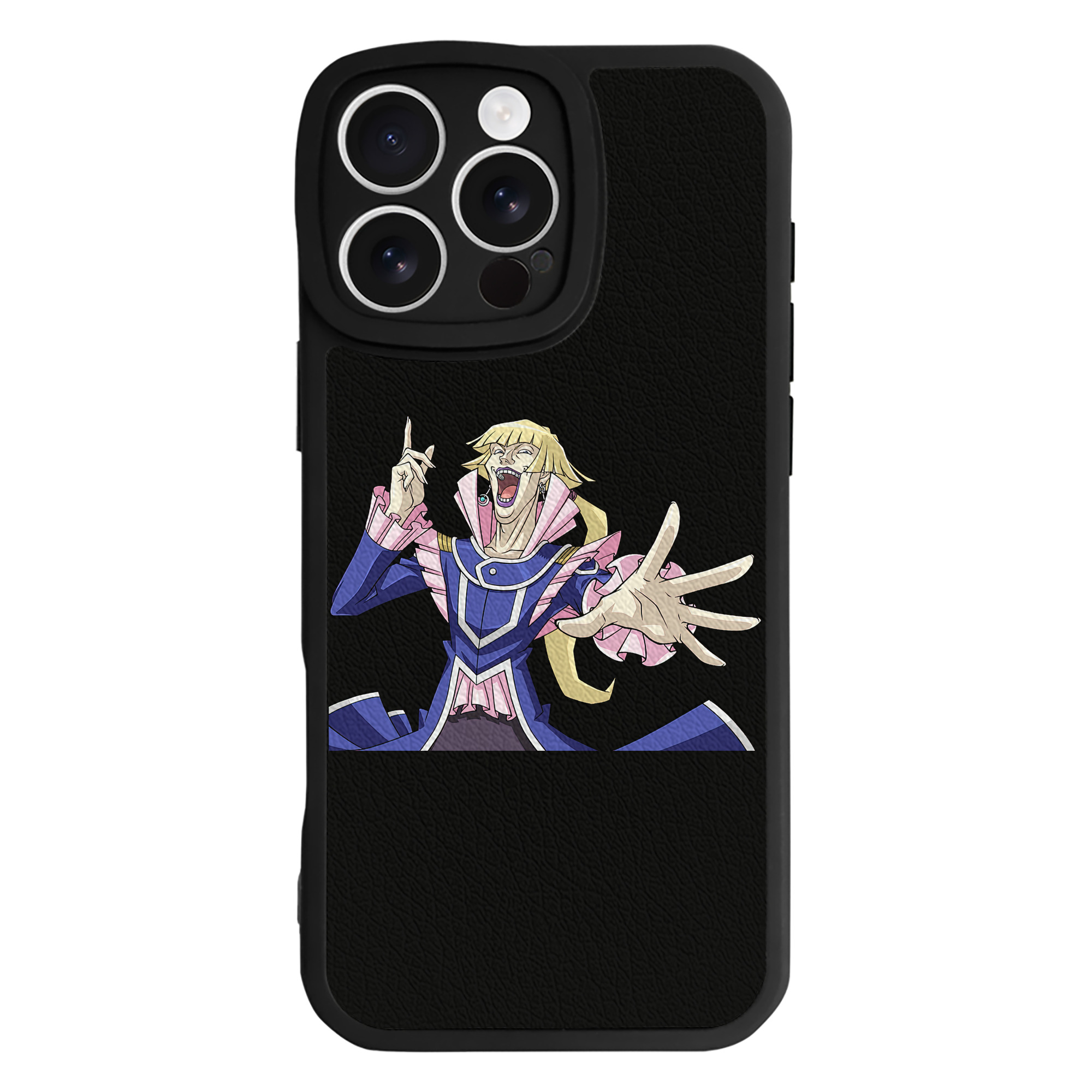 遊☆戯☆王 Yu-Gi-Oh! 【iPhone 16シリーズ対応】シリコンスマホケース（レザー調） 材質：シリコン